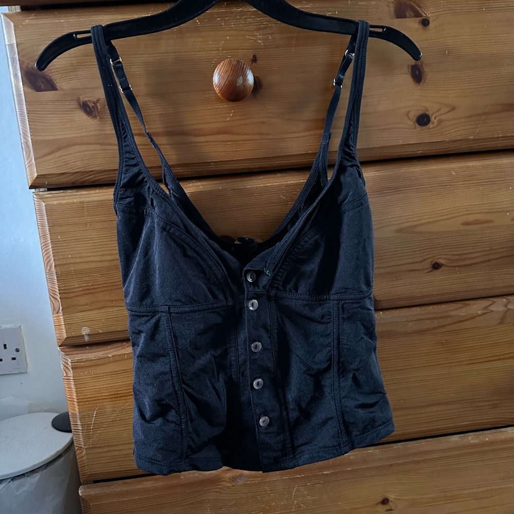 Black urban outfitters mesh corset - Picture 2 of 4